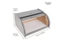 Creative Home Brotkasten Holz mit Rolldeckel Bild 3