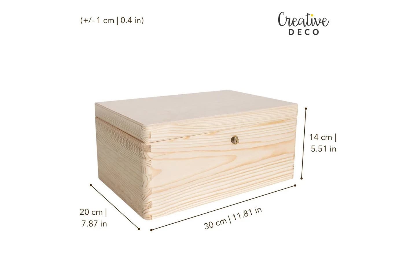 Creative Deco Aufbewahrungsbox mit Deckel & Schlüssel - Bild 3