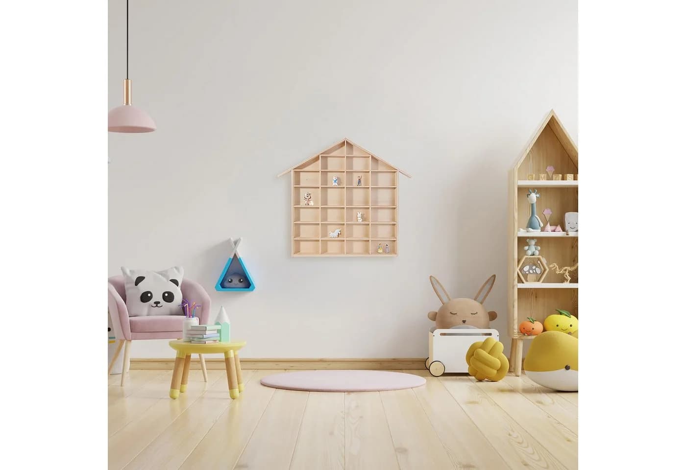 Creative Deco Schubladenbox Setzkasten Holz 26 Fächer Natur - Bild 5