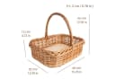 Creative Home Weidentablett mit Henkel - Naturbraun Bild 5