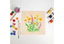 Creative Deco Bastelnaturmaterial Quadratische 3mm Sperrholzplatte 40x40 cm, 20-tlg Bild 1