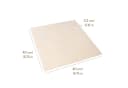 Creative Deco Bastelnaturmaterial Quadratische 3mm Sperrholzplatte 40x40 cm, 20-tlg Bild 3