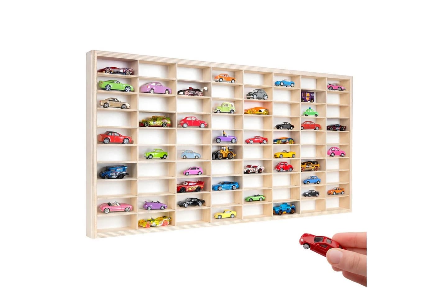 Creative Deco Schubladenbox Setzkasten Holz Sammlervitrine Beige - Bild 2