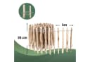 Creative Home Staketenzaun Haselnuss-Holz, Lattenabstand 3-5 cm, Gartenzaun Bild 1
