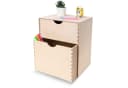 Creative Deco Schubladenbox Mini-Kommode 2-tlg. Birkensperrholz Bild 2