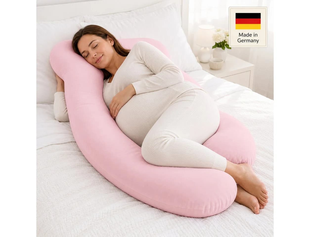 NEXGEN Luxus J-Schwangerschaftskissen XXL 365 cm Silber - Bild 4