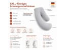 NEXGEN Luxus J-Schwangerschaftskissen XXL 365 cm Silber Bild 5