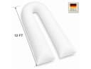 NEXGEN Luxus U-förmiges Schwangerschaftskissen 12 ft Braune Baumwolle Bild 1