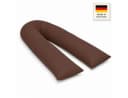 NEXGEN Luxus U-förmiges Schwangerschaftskissen 12 ft Braune Baumwolle Bild 2