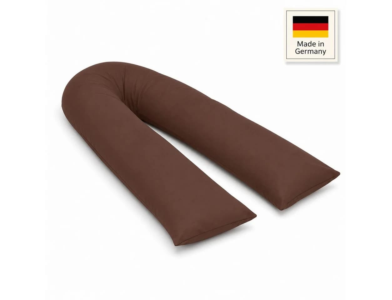 NEXGEN Luxus U-förmiges Schwangerschaftskissen 12 ft Braune Baumwolle - Bild 2