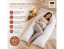 NEXGEN Luxus U-förmiges Schwangerschaftskissen 12 ft Braune Baumwolle Bild 4