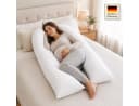 NEXGEN Luxus U-förmiges Schwangerschaftskissen 12 ft Braune Baumwolle Bild 5