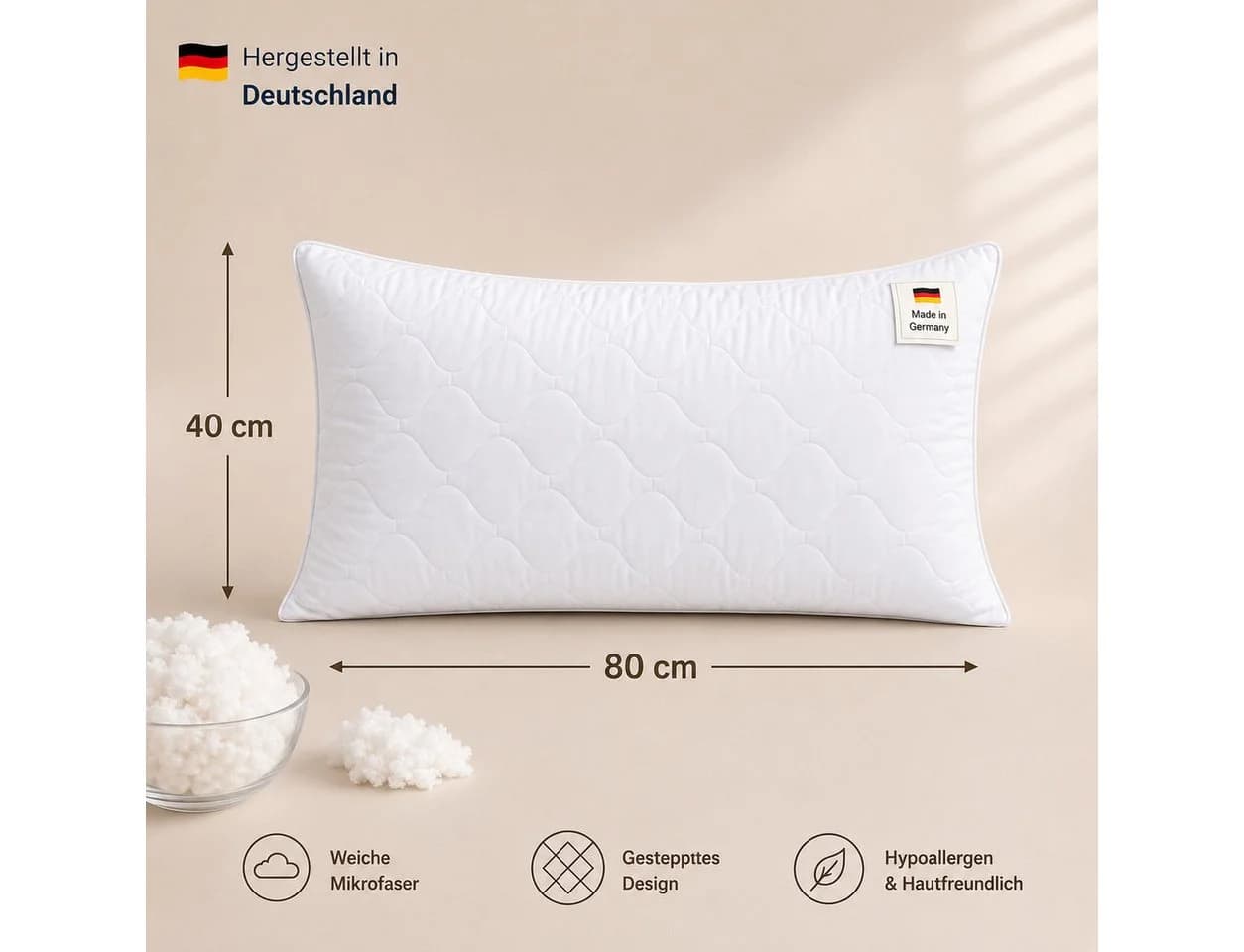 NEXGEN Luxus Microfaserkissen Premium Hotelqualität