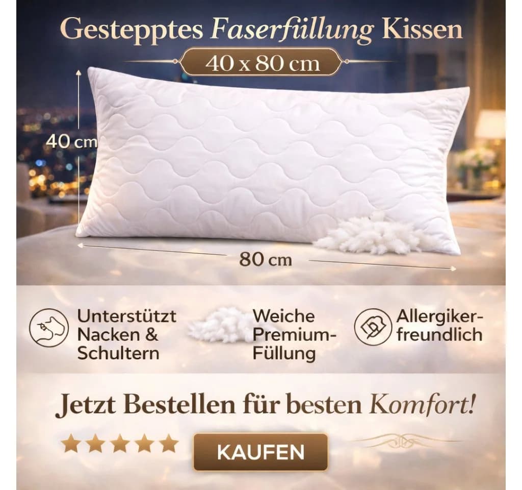 NEXGEN Luxus Microfaserkissen Premium Hotelqualität - Bild 5