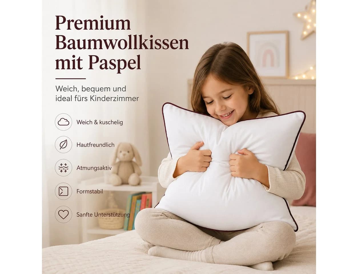 NEXGEN Luxus Baumwollkissen Premium Füllung Hotelqualität - Bild 5