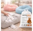 NEXGEN Luxus Kissenfüllung Polyester Hohlfaser Füllwatte Weiß Bild 5