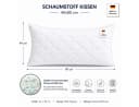 NEXGEN Luxus Kopfkissen Visco-Schaumstoffflocken Formstabil Bild 1