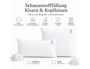 NEXGEN Luxus Kopfkissen Visco-Schaumstoffflocken Formstabil Bild 3