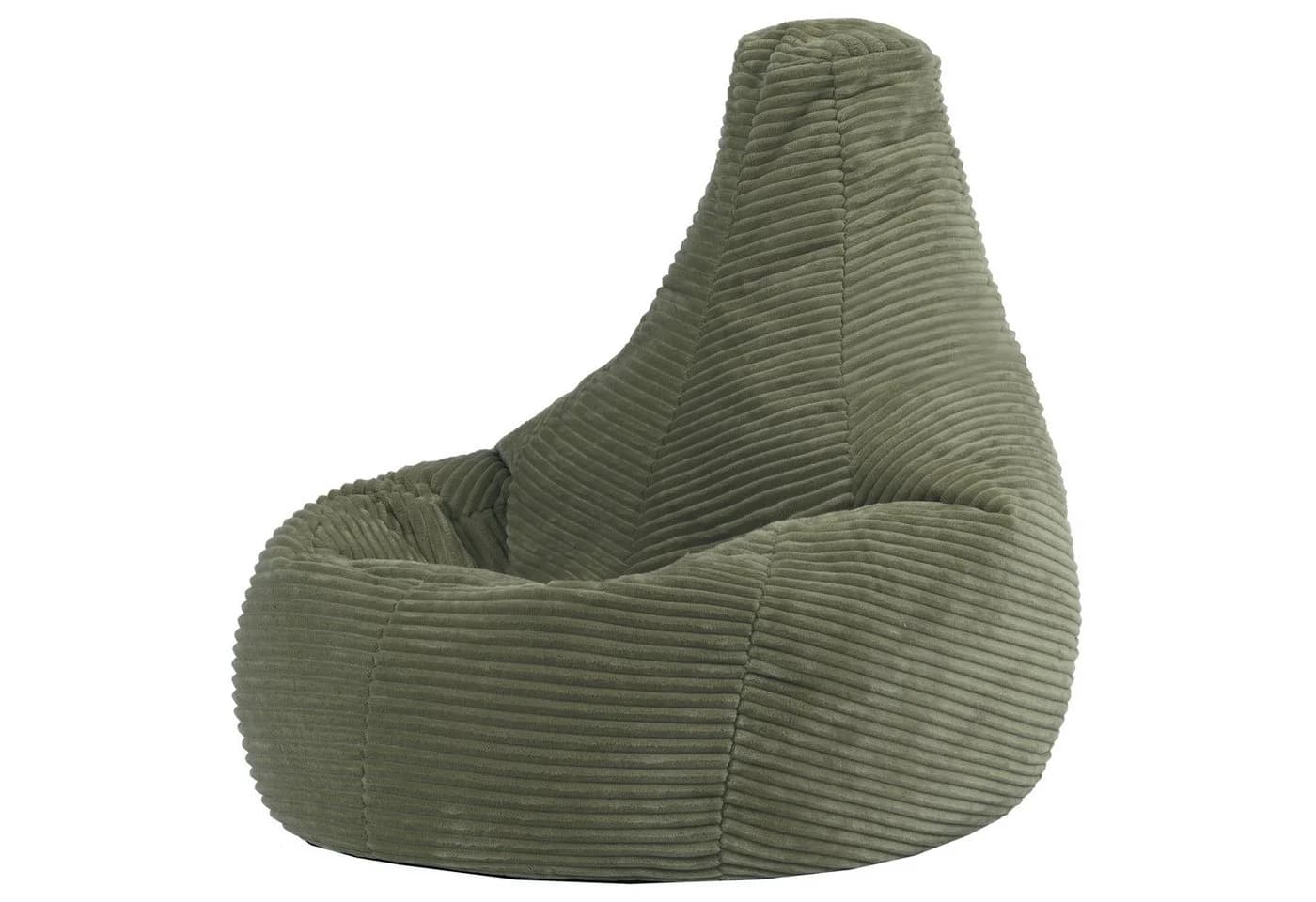 Icon Dalton Cord Sitzsack 2er Set Grün mit Füllung - Bild 4