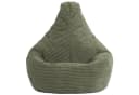 Icon Dalton Cord Sitzsack 2er Set Grün mit Füllung Bild 5