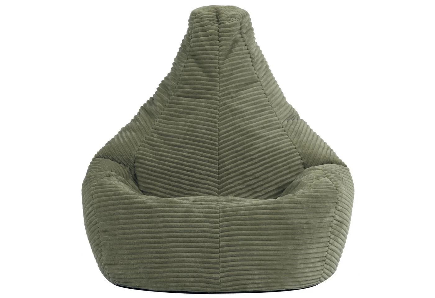 Icon Dalton Cord Sitzsack 2er Set Grün mit Füllung - Bild 5