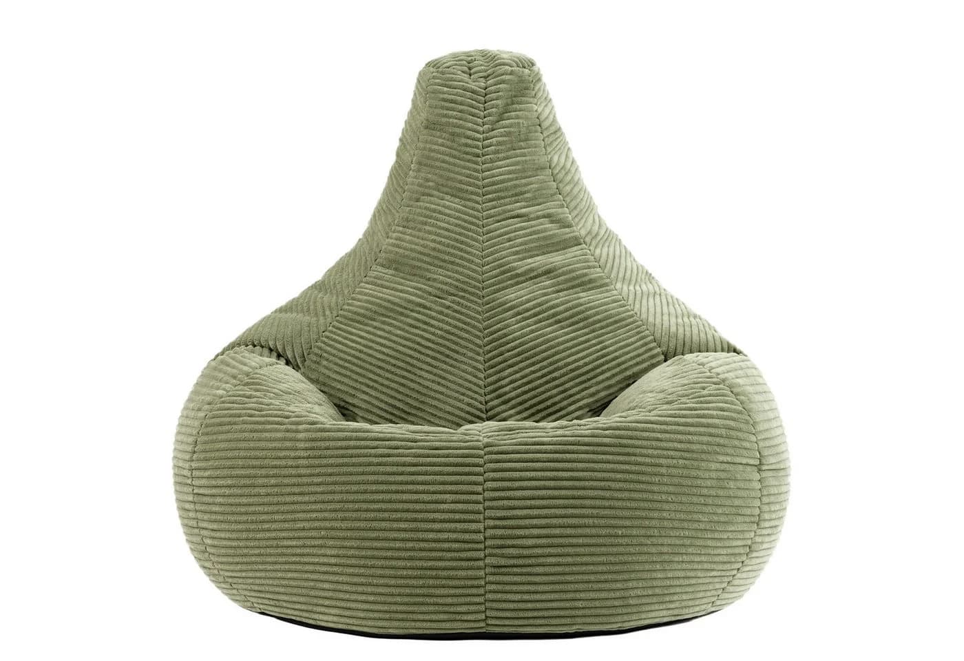 icon Sitzsack 2er Set mit Rückenlehne Cord Dalton Grün - Bild 4
