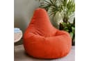 Icon Dalton Sitzsack Sessel mit Rückenlehne Cord Orange Bild 3