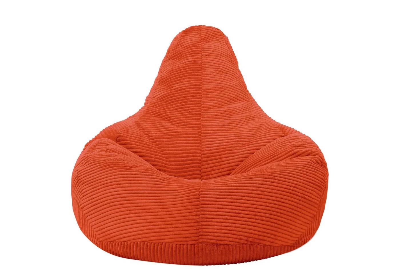 Icon Dalton Sitzsack Sessel mit Rückenlehne Cord Orange - Bild 4
