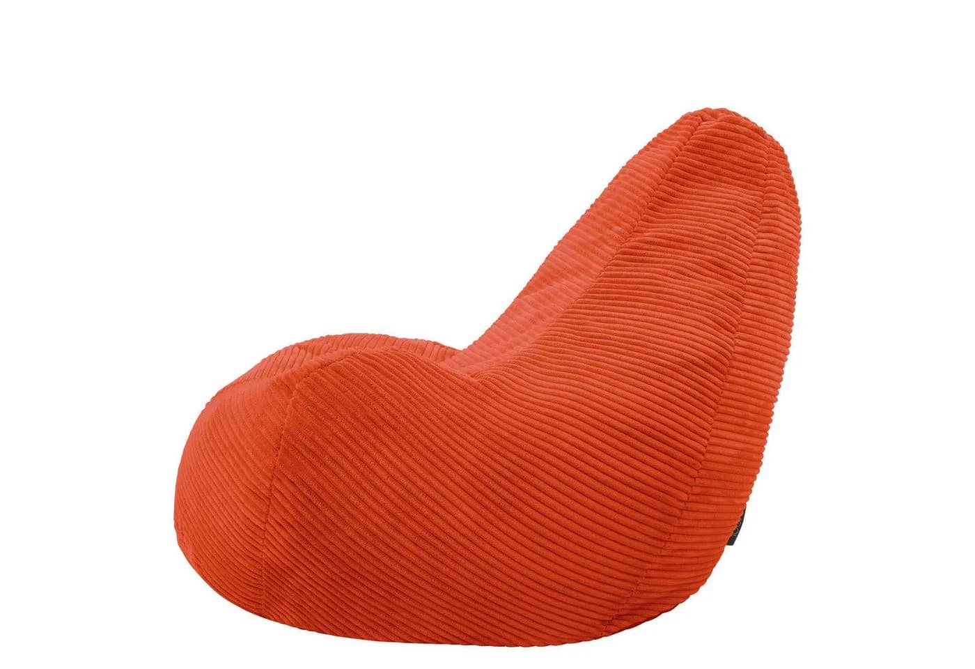 Icon Dalton Sitzsack Sessel mit Rückenlehne Cord Orange - Bild 5