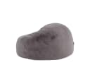icon Sitzsack Kingston Kunstfell Grau Flauschig Bild 5
