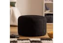 Icon Pouf XL Mesh Schwarz Gaming Fußhocker mit Füllung Bild 1