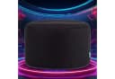 Icon Pouf XL Mesh Schwarz Gaming Fußhocker mit Füllung Bild 3