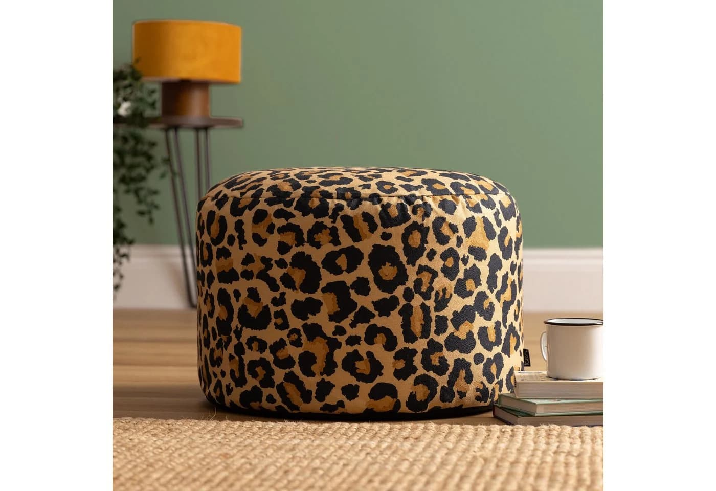 Icon Pouf XL Leopardenmuster Sitzsackfüllung - Bild 3