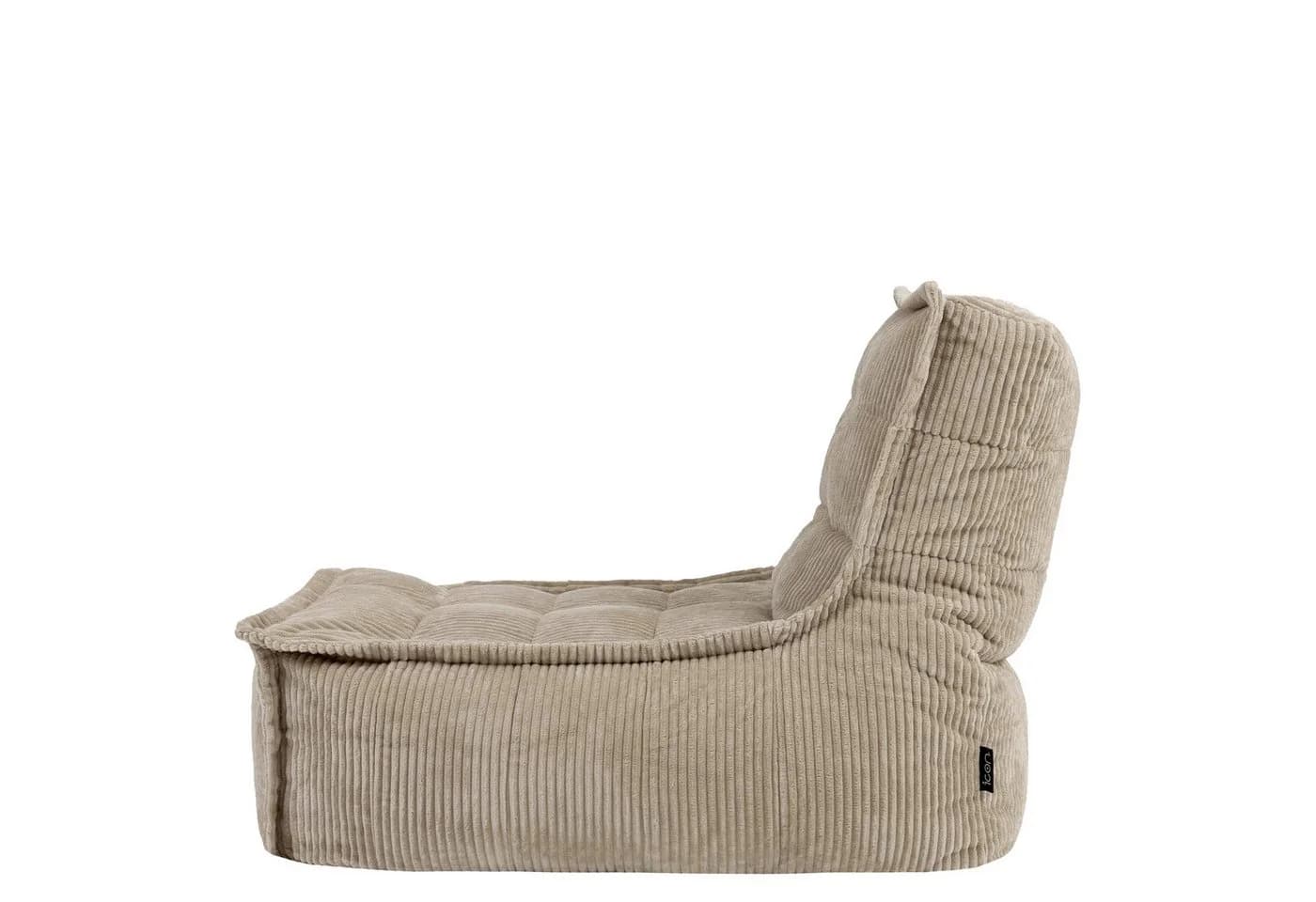 icon Sitzsack Liege Cord Beige „Dolce“ Made in Germany - Bild 5