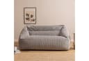 Icon Cecilia Sitzsack Sofa Cord Grau 2-Sitzer mit Füllung Bild 3