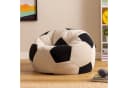 icon Sitzsack Kinder Fußball Cord Schwarz Bild 1