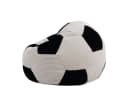 icon Sitzsack Kinder Fußball Cord Schwarz Bild 4