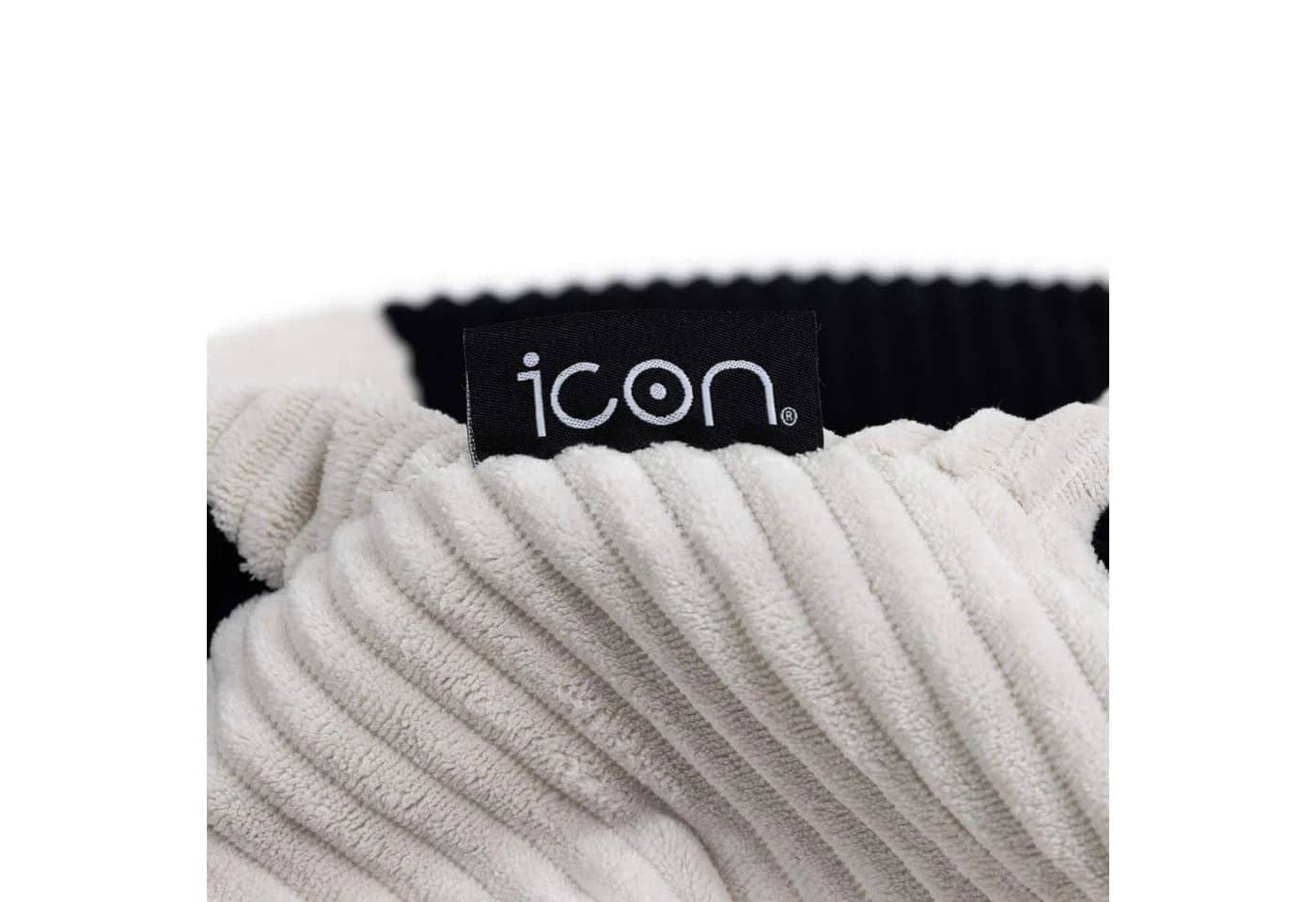 icon Sitzsack Kinder Fußball Cord Schwarz - Bild 5