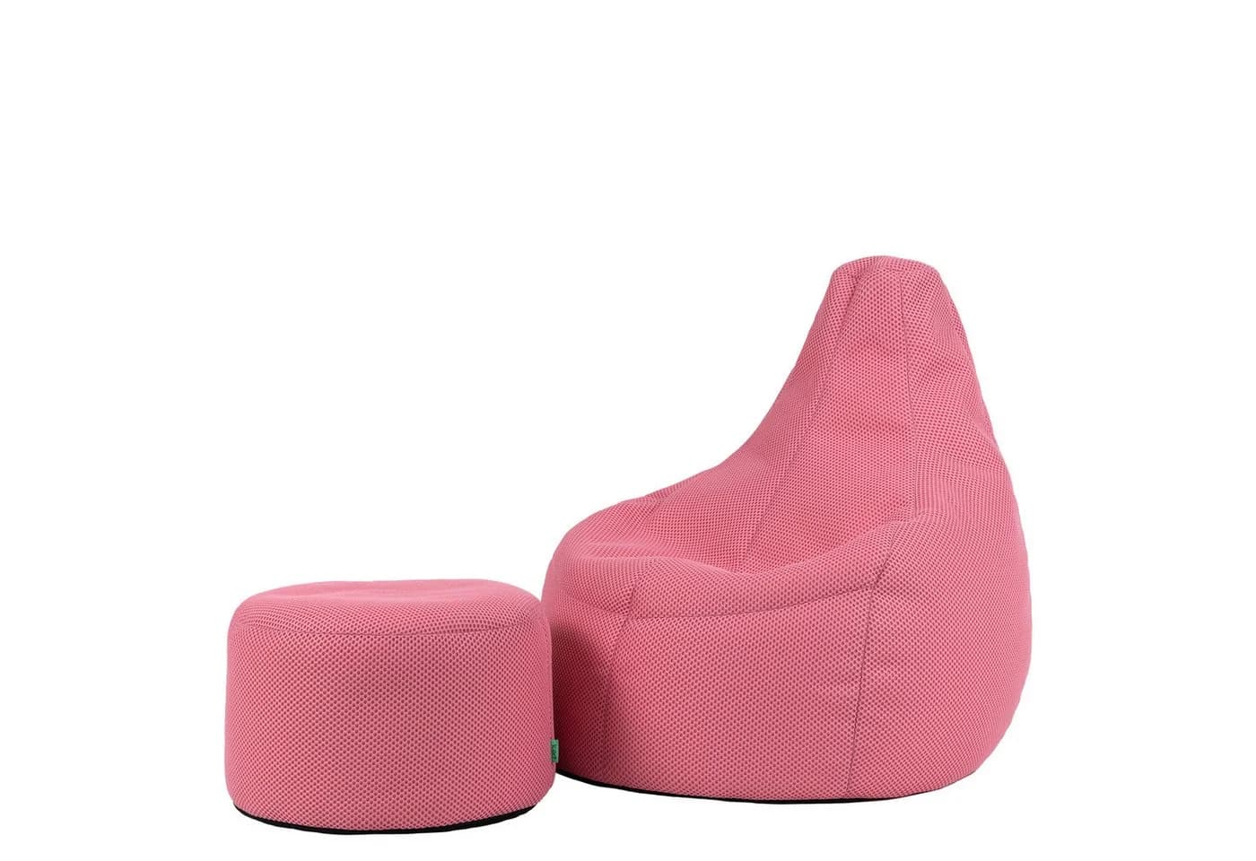 ICON Gaming Sitzsack mit Hocker Rosa Techmesh - Bild 2
