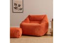 Icon Natalia-Sessel-Sitzsack mit Hocker, XXL, Cord, Made in Germany Bild 3