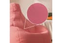 icon Sitzsack Liegesessel Dalton XXL Rosa mit Hocker Bild 5