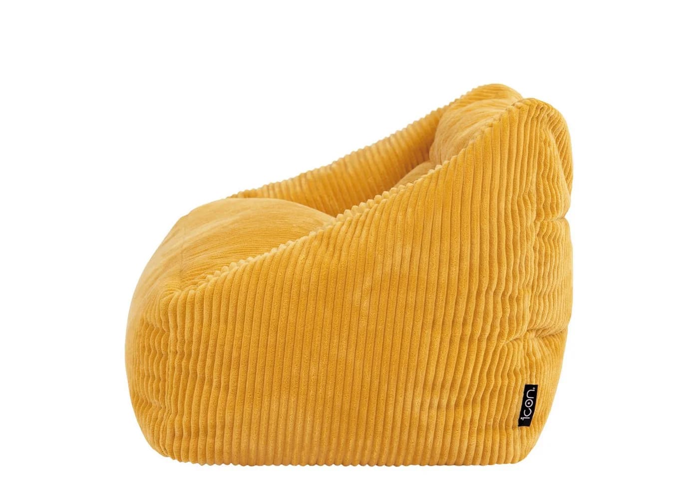 icon Sitzsack Sofa Kinder Cord Gelb Made in Germany - Bild 5