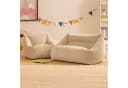icon Sitzsack Kinder Sofa mit Sessel Cord Beige Made in Germany Bild 3