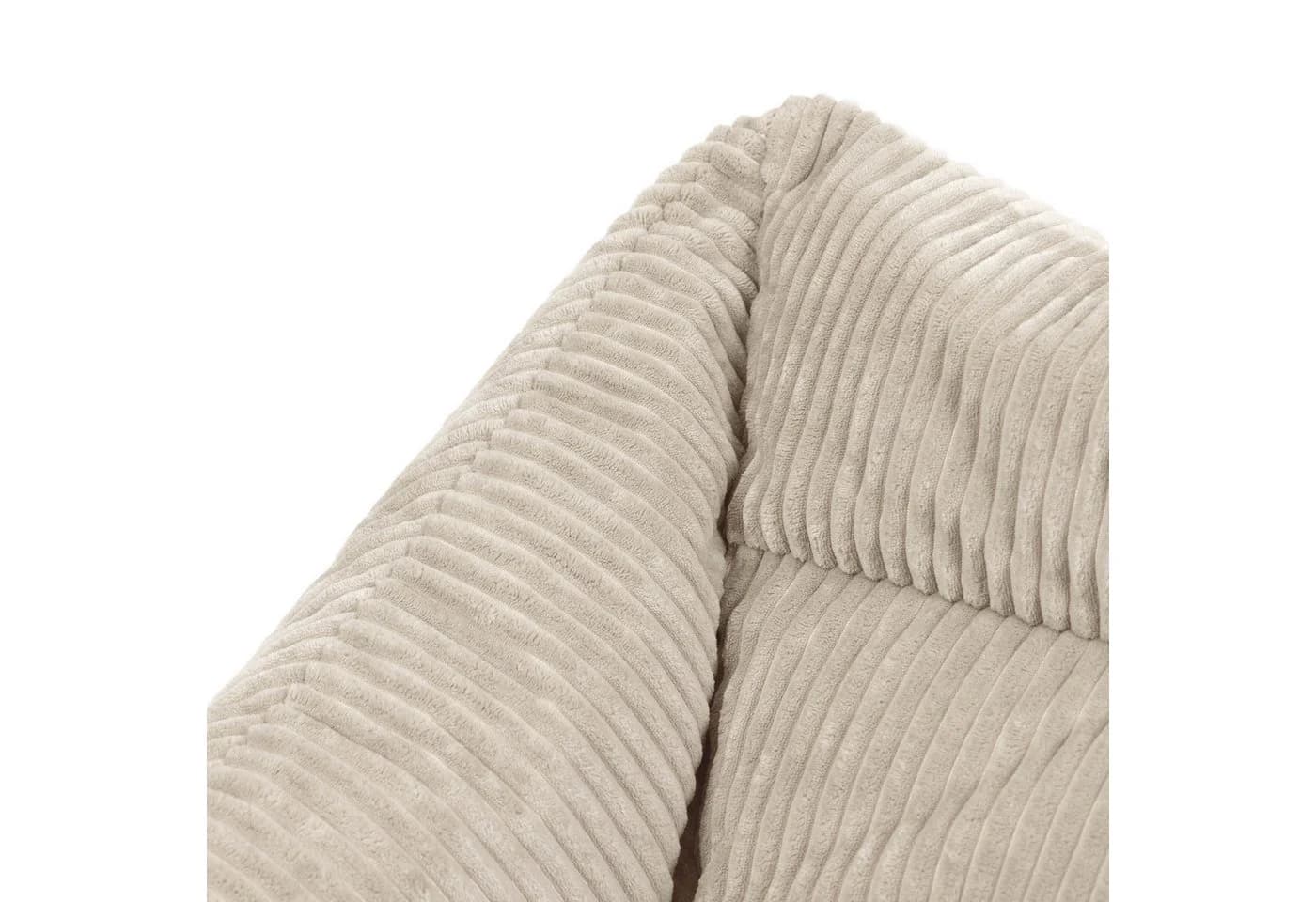 icon Sitzsack Kinder Sofa mit Sessel Cord Beige Made in Germany - Bild 4