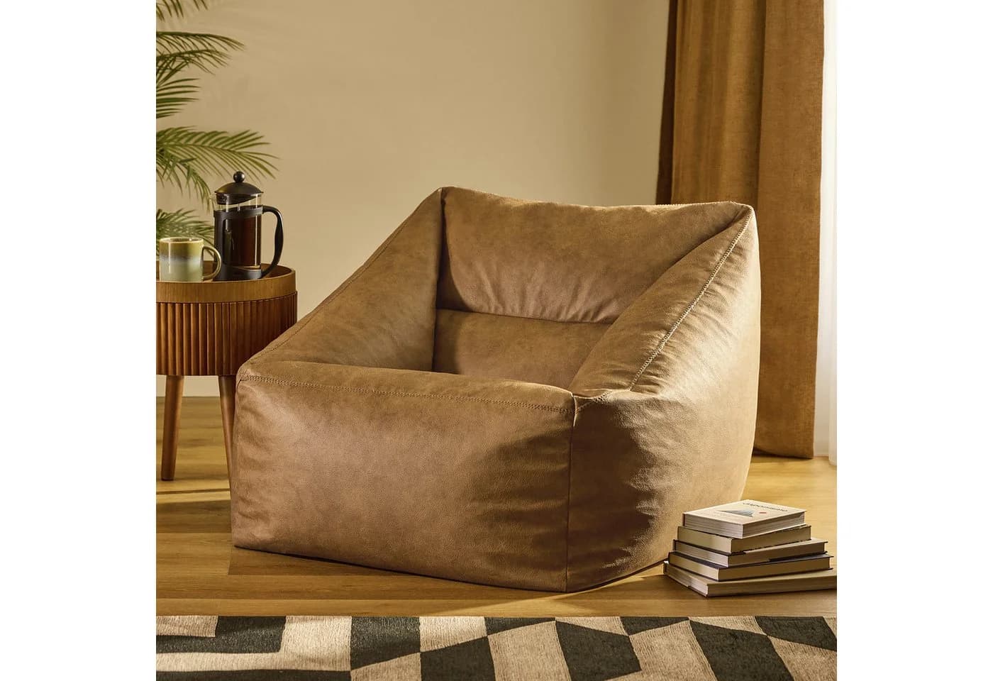 icon Sitzsack Sessel Natalia Braun Vegan Leder