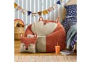 icon Kinder Sitzsack Cord Orange mit Kissen Bild 1