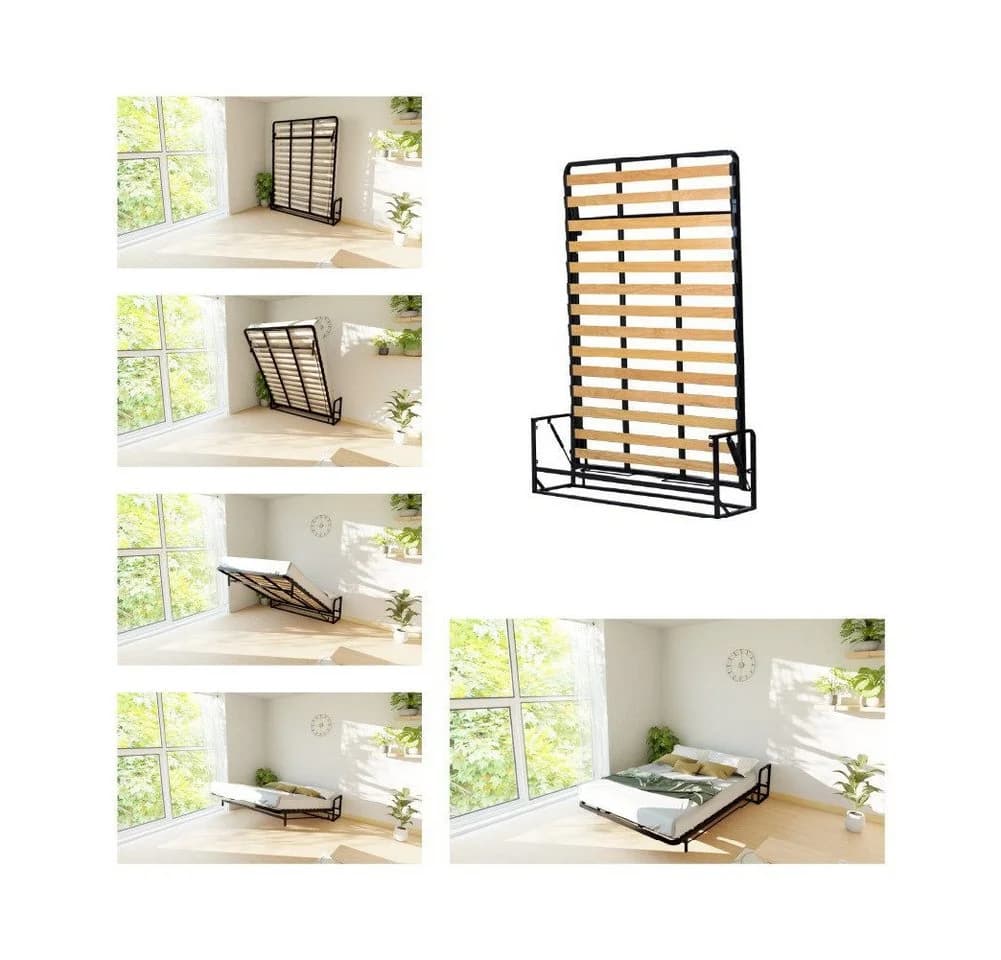 Wall Bed King Stauraumbett – Platzsparendes Vertikales Wandbett - Bild 2