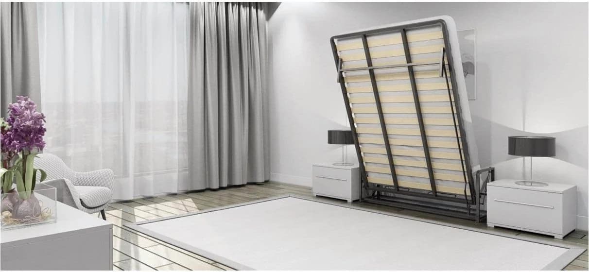 Wall Bed King Stauraumbett – Platzsparendes Vertikales Wandbett - Bild 3