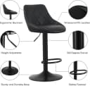 MCC direct Barhocker STANLEY 2er Set Schwarz Kunstleder Metall Bild 5