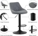 MCC direct Barhocker STANLEY 2er Set Grau Kunstleder Metall Bild 5